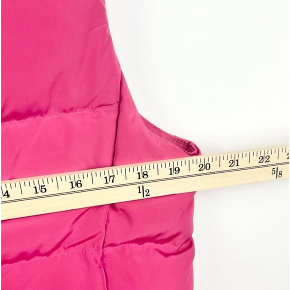 Talbots Pink Puffer Down Vest - Picture 6 of 11